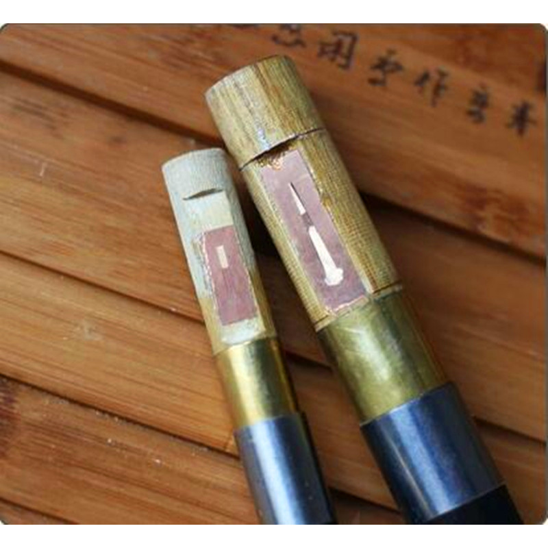 Black Bamboo Flute Hulusi Dual Tone Gourd Flauta C/Bb/G/F Key Calabash Hulusi Folk music instruments