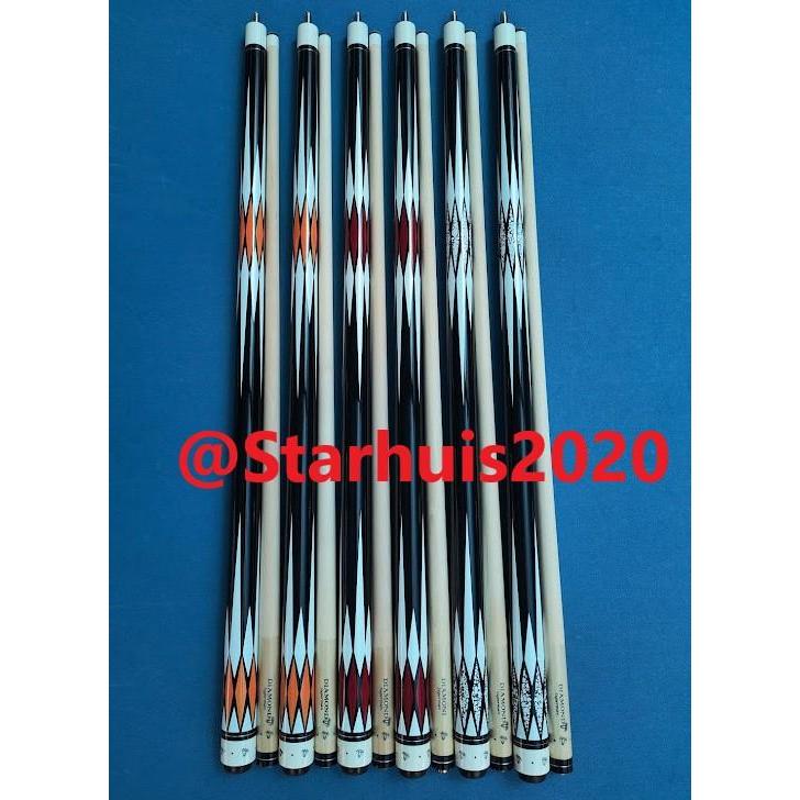 Stik Billiard Diamond Cue 13mm Maple Cue Stik Billiard Kualitas Bagus