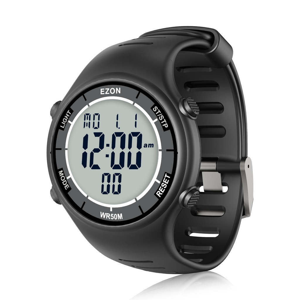 EZON Digital Sports Watch L008D, Waterproof Sports watch with Interval Timer/Chronograph/Lap