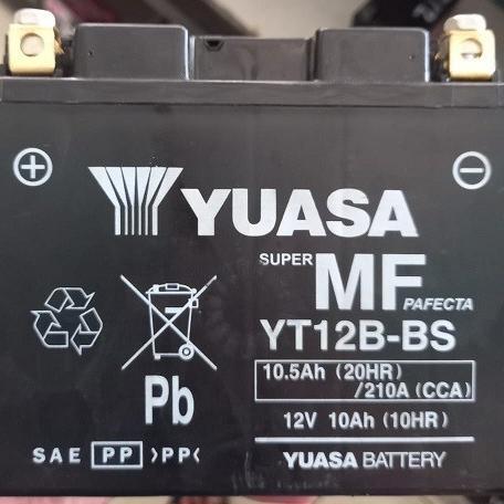 Ready Aki Motor Yuasa MF YT12B-BS 12V10.5AH