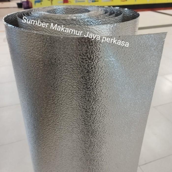 alumunium Talang kulit Jeruk Tebal 0,40mm x 120cm x 100cm ( Aluminium Talang motif Kulit Jeruk )