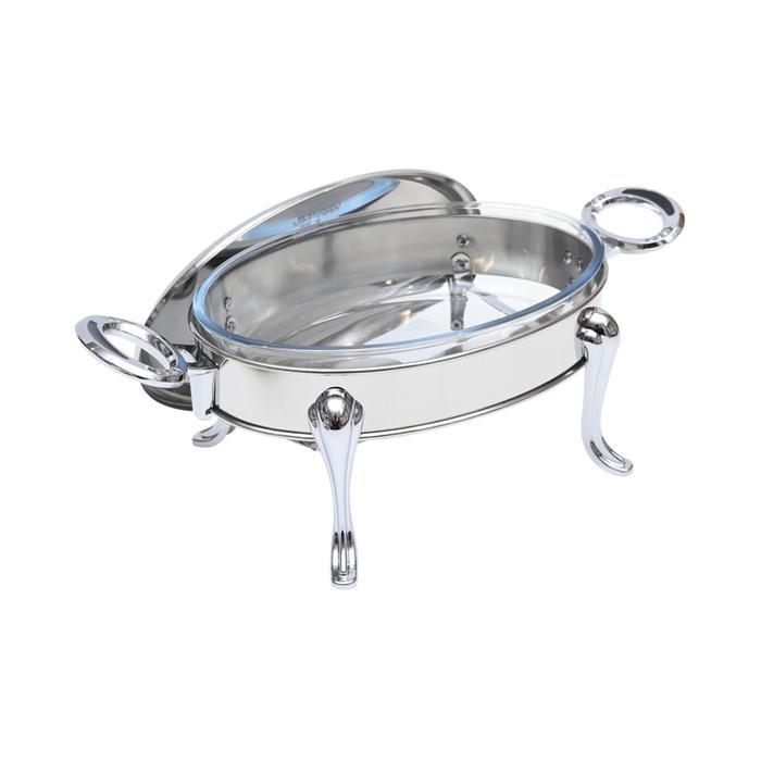 Informa Appetite 1.6 ltr Penghangat Makanan Ellipse Chinese Food Warmer Wadah Sajian Prasmanan