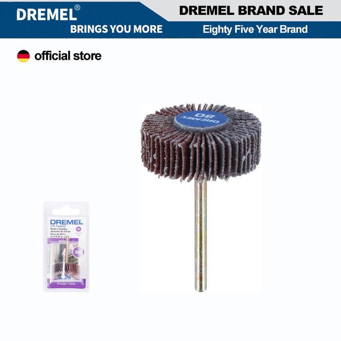 DREMEL 502 3/8" FLAPWHEEL SANDER 80 GRIT FOR DREMEL 3000 4000 4250 8220 8260 ELECTRIC DRILL