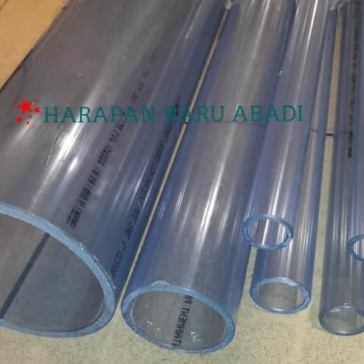 Pipa Pvc Clear Transparan 3" Inch / Pipa Pvc Bening