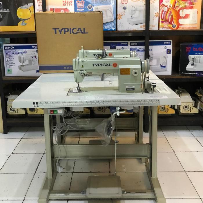 Mesin Jahit TYPICAL GC6281 Original. Komplit set siap pakai