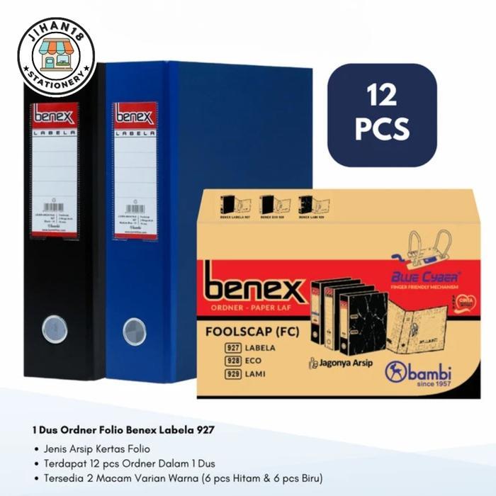 ORDNER BENEX FOLIO 927 BIRU