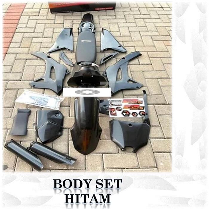 BODY SET CRF 450 2022 BODY FULLSET CRF450 R HRV PNP CRF 150 L - Hitam