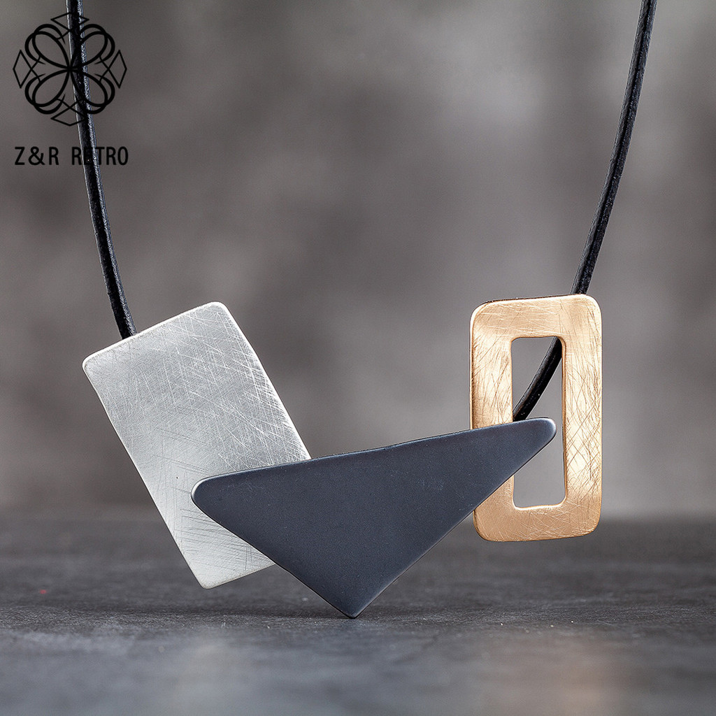 Trending Products New in Neck Chokers Necklaces Gothic Chains Suspension Geometry Jewelry Korean