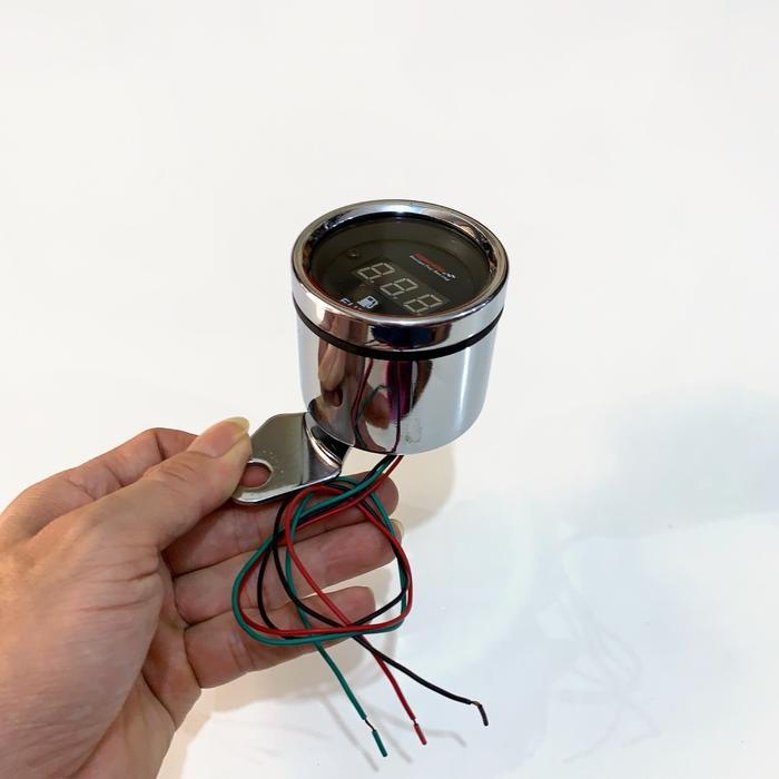 Fuel meter Ampere Bensin LED pengukur minyak Digital persentase - Jarum Universal Motor