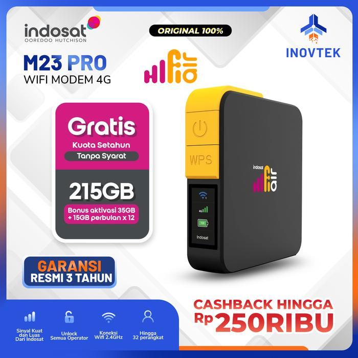 Modem Portable Indosat HiFi Air HKM M23 Pro MiFi WiFi 4G Bisa Bypass - UNLOCK ALL OPERATOR