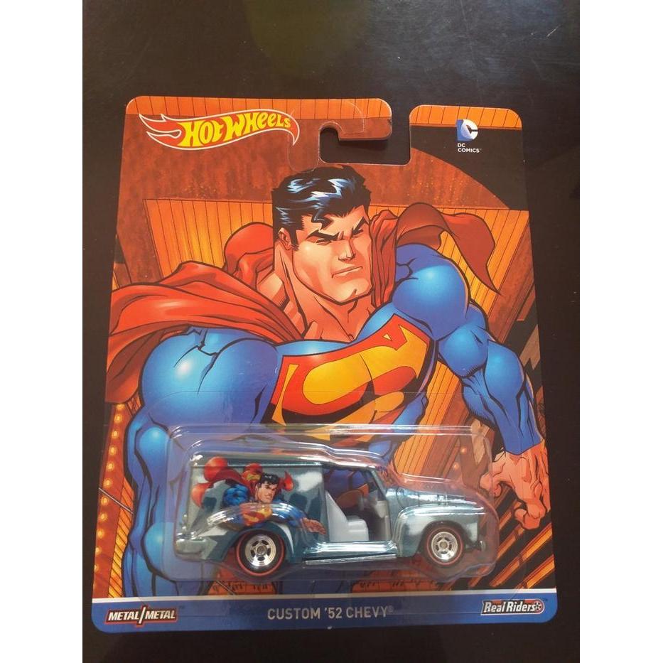 HOT WHEELS RETRO SUPERMAN BATMAN CUSTOM 52 CHEVY ORIGINAL QUALITY