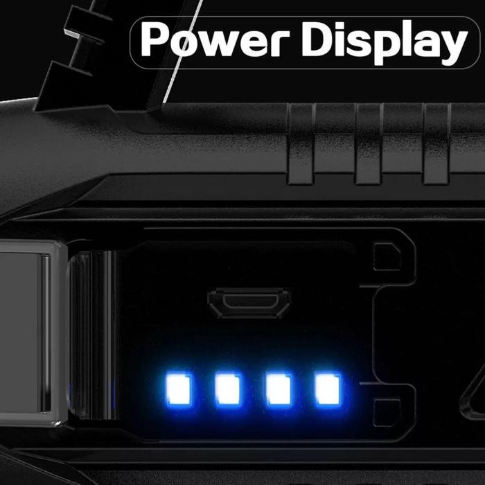 SENTER LED GAGANG 80W RECHARGEABLE / SENTER CAS USB SUPER TERANG Baterai Kotak