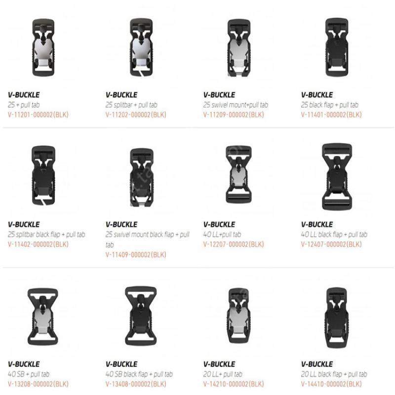 Fidlock V Buckle Functional Magnetic Suction Buckle Quick Release Buckle Bag Shoe and Clothing