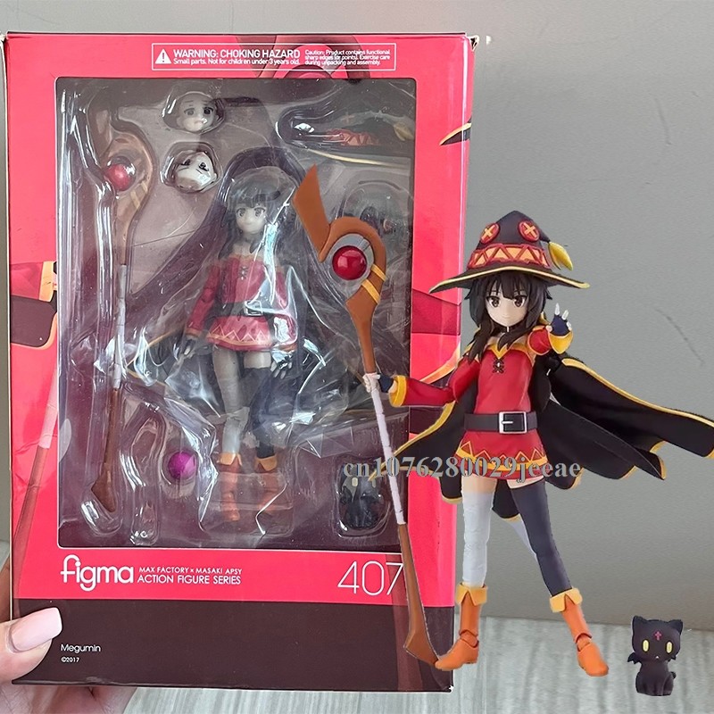 Figma 407 Figure KonoSuba God's Blessing on This Wonderful World Anime Figure Megumin Figures Cute