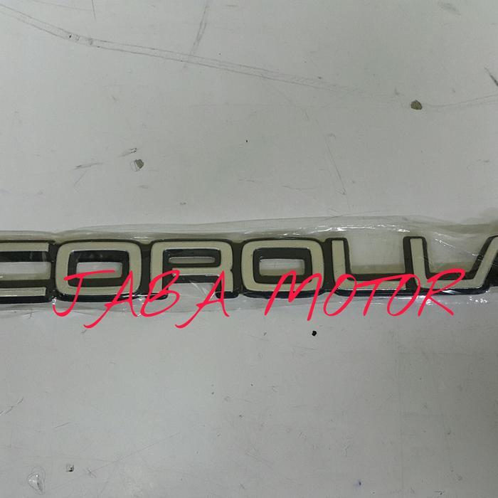 Logo Corolla-Emblem Corolla Buat Corolla Twincam