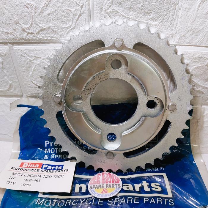 Gir Gear Belakang Glpro Neotech Gl Pro Nt Mega Pro 46T 428 Termurah Langka