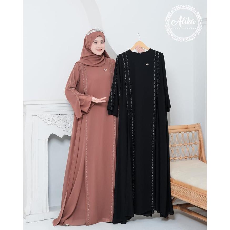 Gamis Zafira Set Hijab Babydoll By Alika Hijab Pasti Promo