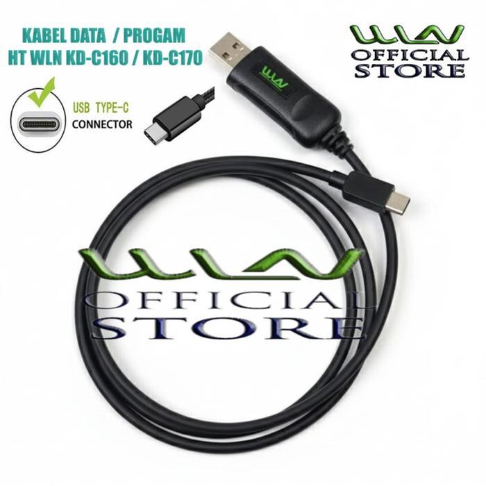 KABEL DATA PROGRAMMING HT USB TYPE-C UNTUK HT WLN KD-C160/C170/C70 PRO