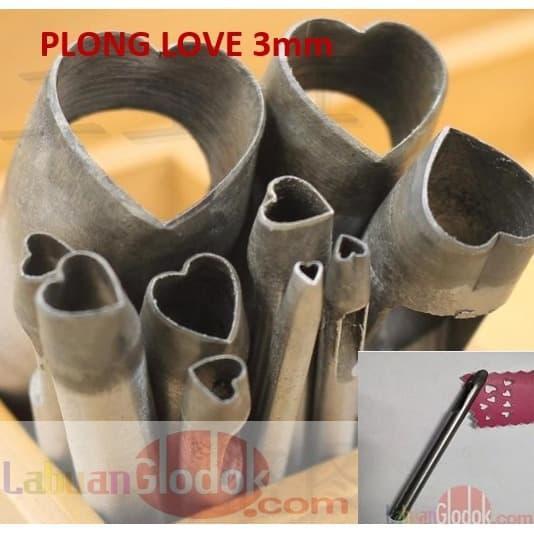 Plong Love Kulit 3Mm - Love Shape Punch Leather/Plong Love 3Mm