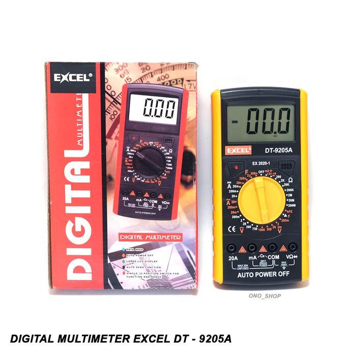 Digital Multimeter Excel Dt9205A