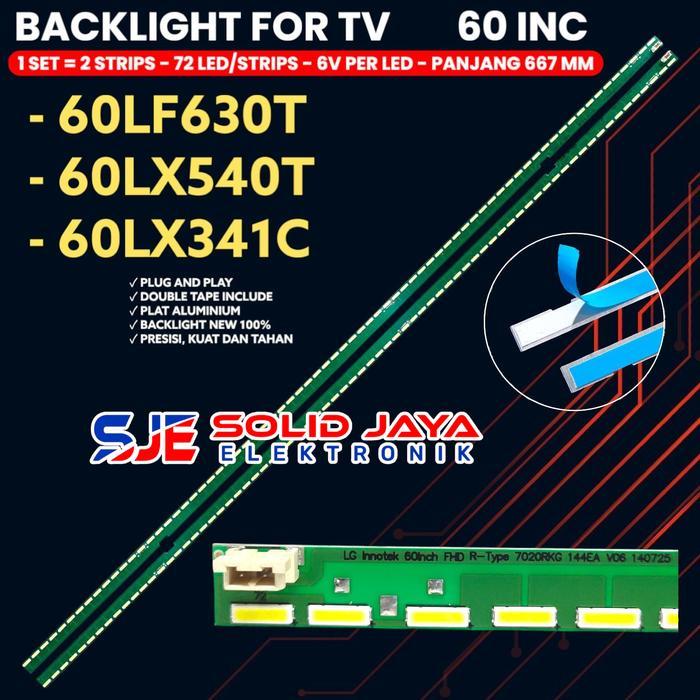 Backlight Led Tv 60 Inch 60Lf630 60Lx341 60Lx540 60Lf630T 60Lx341C 60Lx540T 60Lf 60Lx Lampu Bl 72K