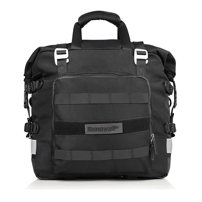 Rhinowalk Motorcycle Bag 20L Universal Side Saddle Bag With Removable Waterproof Inner Bag Outdoor M