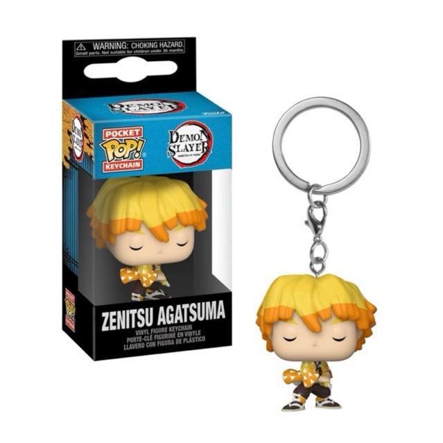 MYCOLLECTIONSID FUNKO POCKET POP KEYCHAIN GANTUNGAN KUNCI DEMON SLAYER ZENITSU AGATSUMA