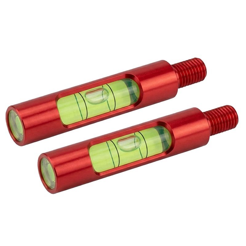 BA-Aluminum For Sight, Rest& D-Loop Setup, Berger Hole Bow Level(2-Pack), Screw-In Bow Leveling Tool