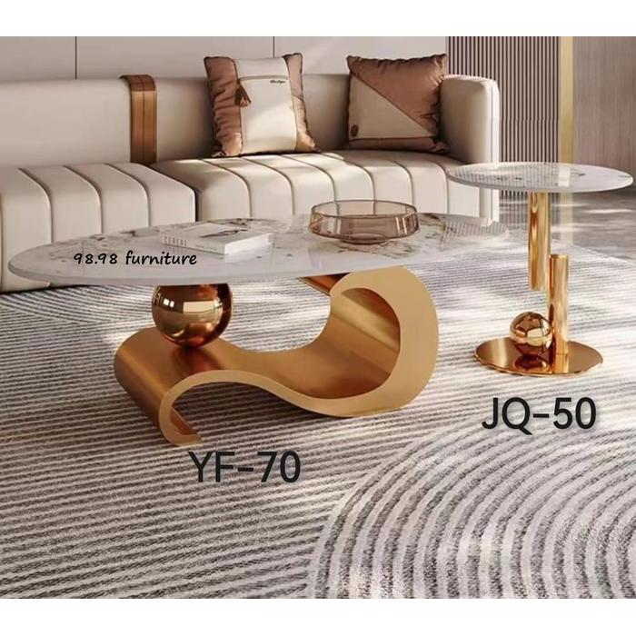 Meja Tamu Marmer- Meja Tv- Meja Pajangan Marmer -  Medan - YF-70