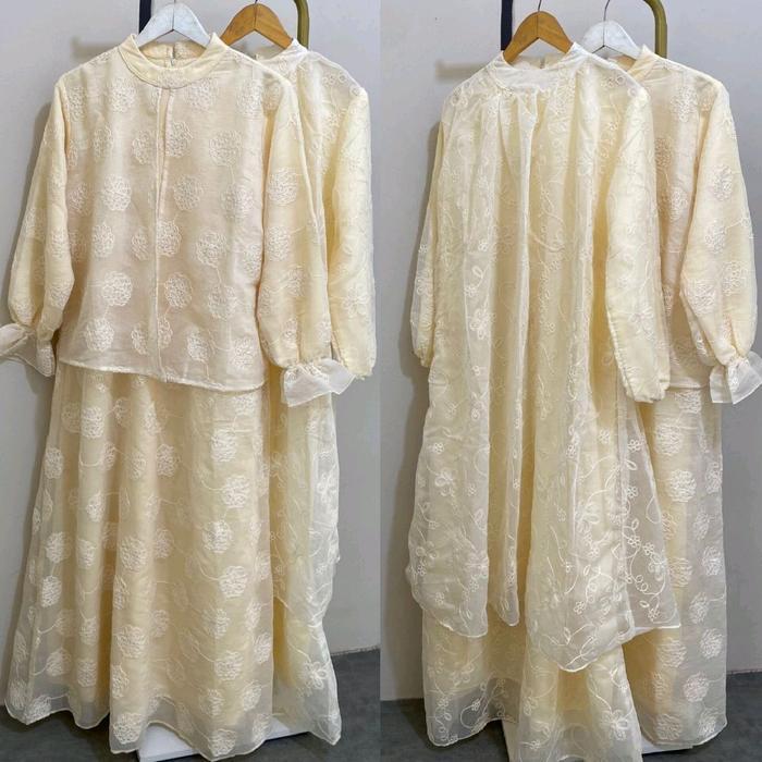 Jeena dress kurung melayu dress lebaran malay kurung melayu (free belt) gamis wanita muslim - by