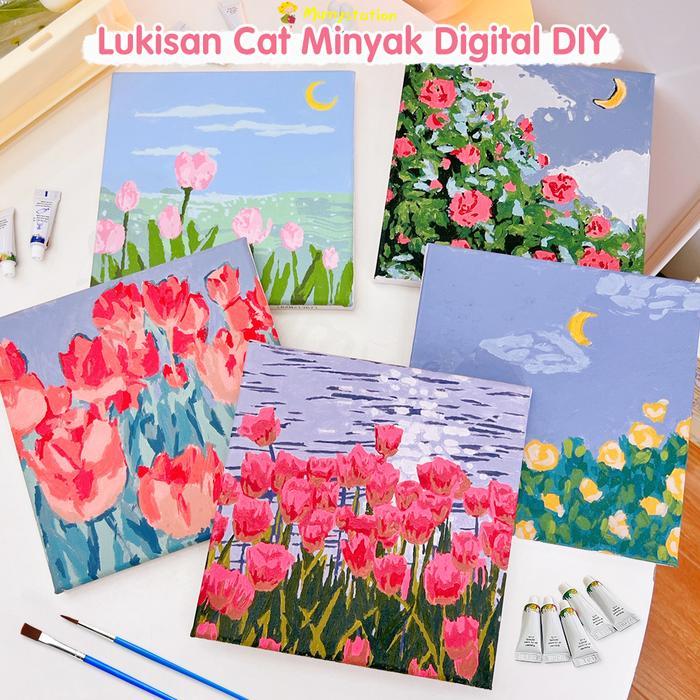 Mumystation Paint by Number Digital Painting Landscape Cartoon Anime Series 20x20cm