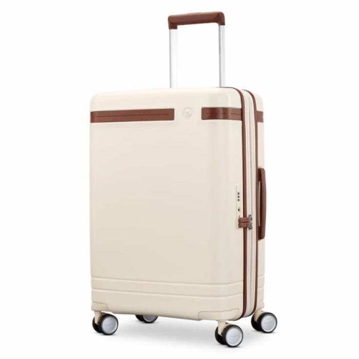Koper Samsonite Virtuosa Hadrcase Expand Cabin Business 22 inch - Off White