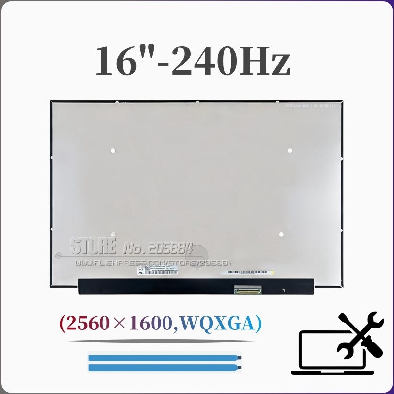 For Dell G16 7620 7630 laptop LCD screen (Non touch screen)