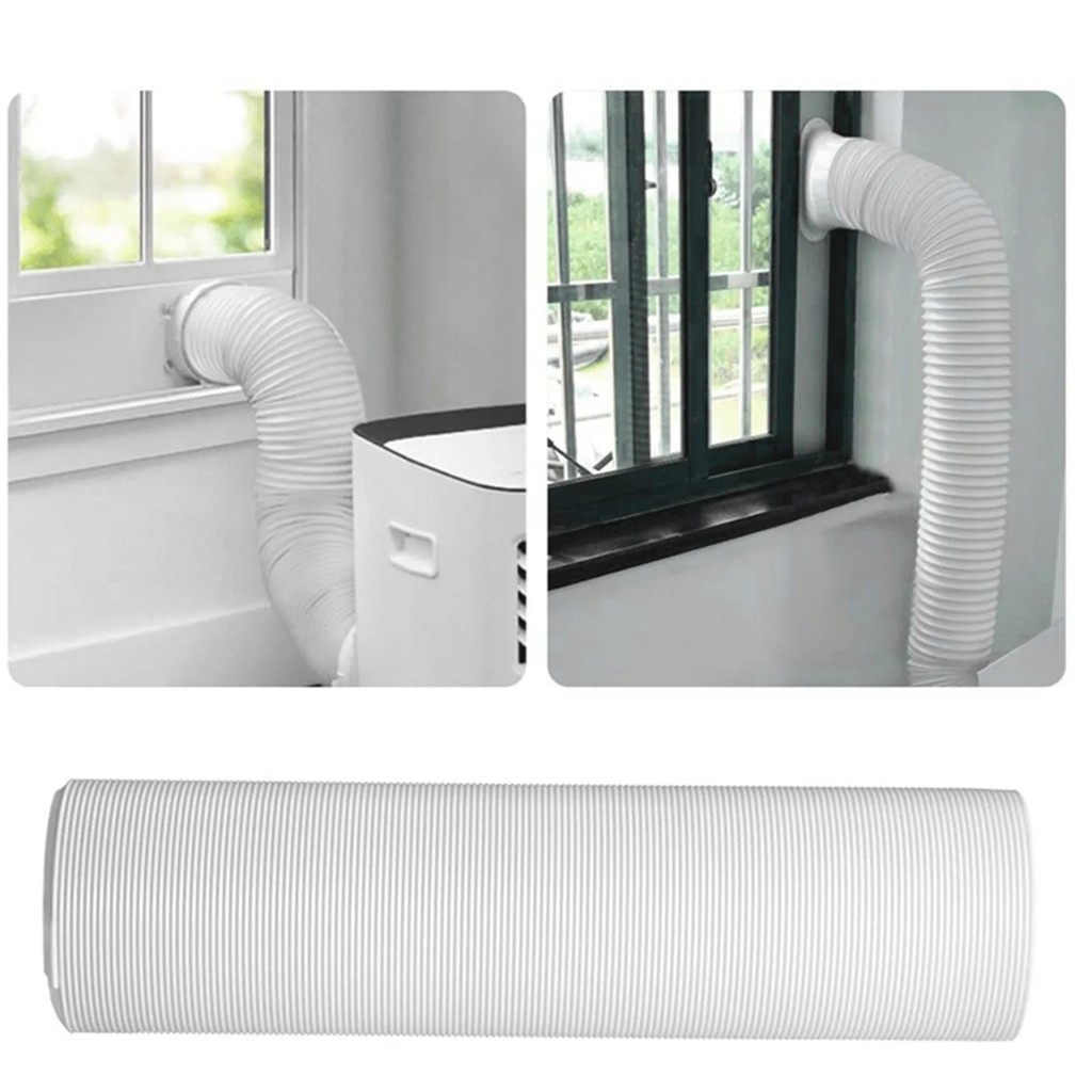 Portable Air Conditioner Window Vent Kit AC Exhaust Hose Universal Coupler Adjustable Window Seal