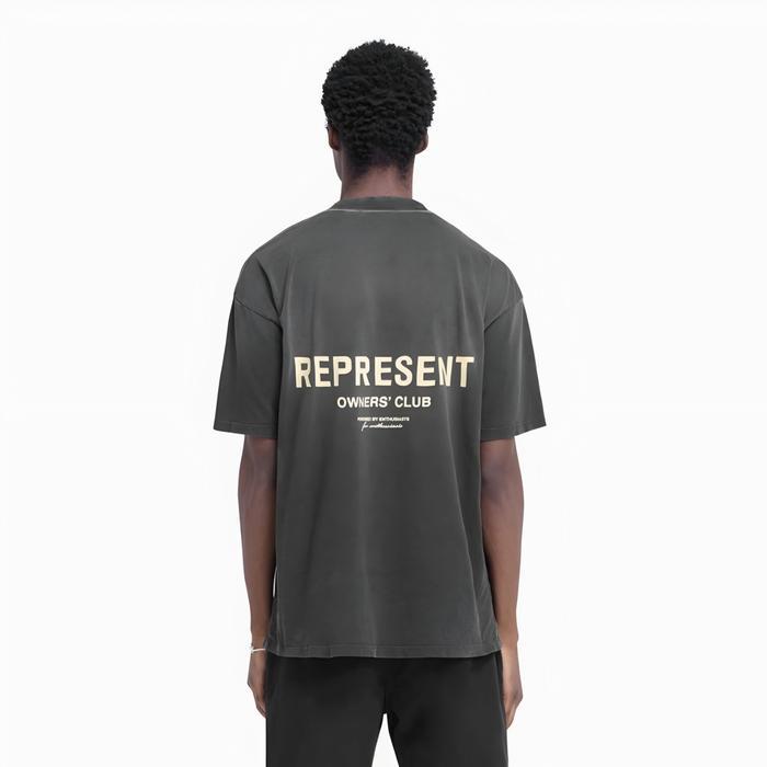 TERLARIS Represent UK Owners Club Aged Black Tee ginal READY STOCK