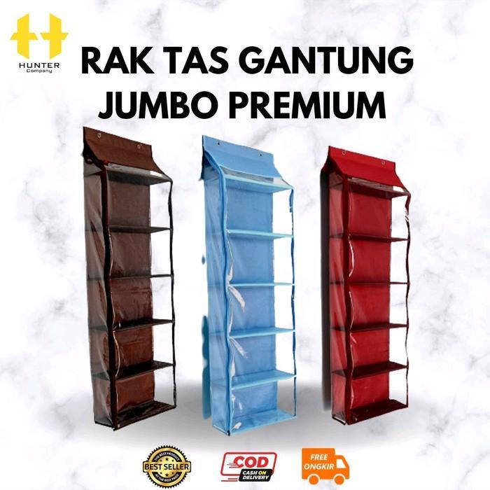 Rak Tas Gantung Super Premium Jumbo Bahan Dinir D600