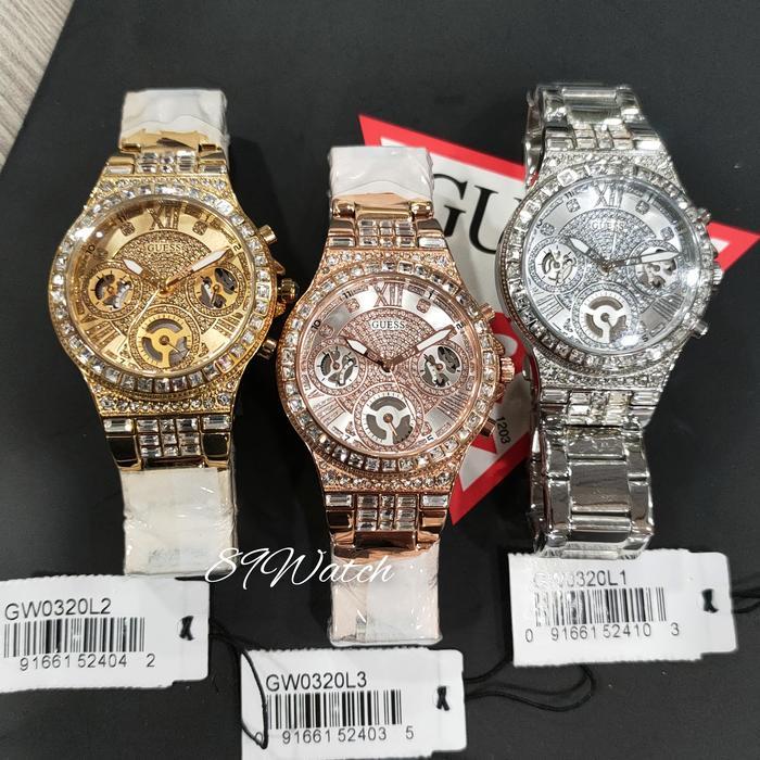 Jam Tangan Wanita Guess Original GW0320L1 GW0320L2 GW0320L3 FullSet