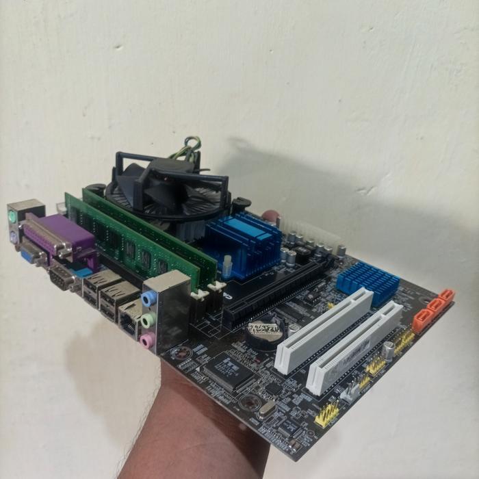 Paket Mobo Mainboard G41 DDR3 + Core 2 Duo + Fan TERBAIK