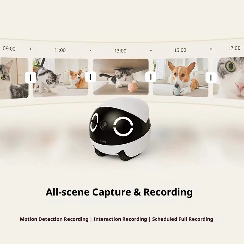 Enabot ROLA Mini Smart Robot Intelligent Mobile Camera Home Monitoring Wireless Indoor Pet