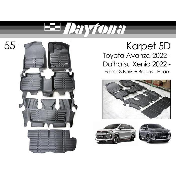 DAYTONA Karpet 5D Toyota Avanza Veloz 2022-