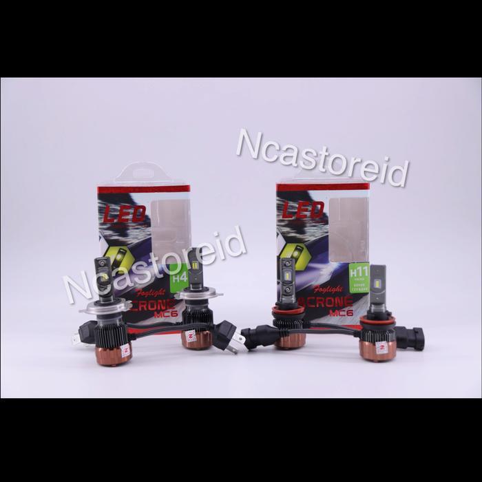 Paket Lampu Led Macrone Mc6 H4 Low High Beam Dan Mc6 Foglamp