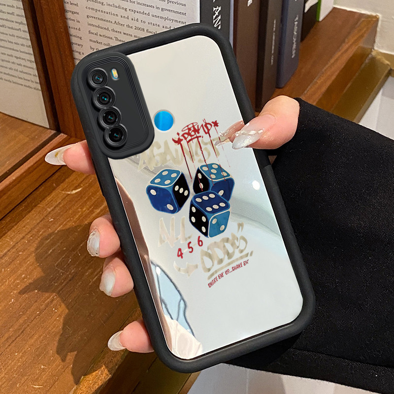 Casing Hp Xiaomi Redmi Note 8 Redmi Note 8T Redmi Note 8 Pro Case Casing Mesin Pola Kasus cermin tan