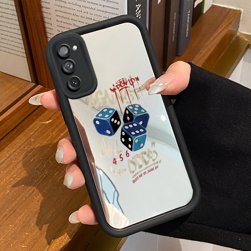 Casing Hp Samsung S24 FE S20 FE Samsung S21 FE Case Casing Mesin Pola Kasus cermin tangga Kasus pons