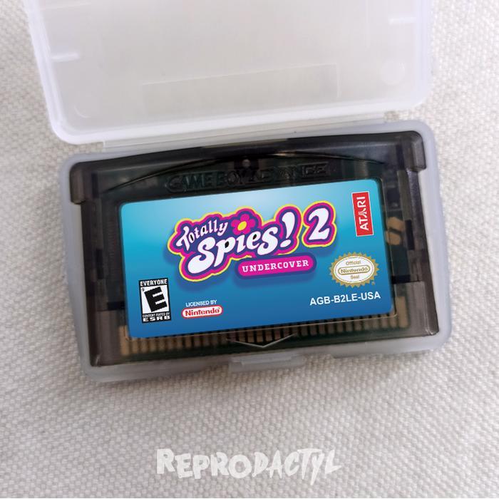 Kaset Totally Spies 2 Spies Undercover Nintendo Gameboy Gba Advance SP Micru DS
