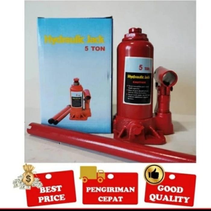 Ready Dongkrak Botol 5 Ton-Dongkrak Hidrolik Mobil 5 Ton