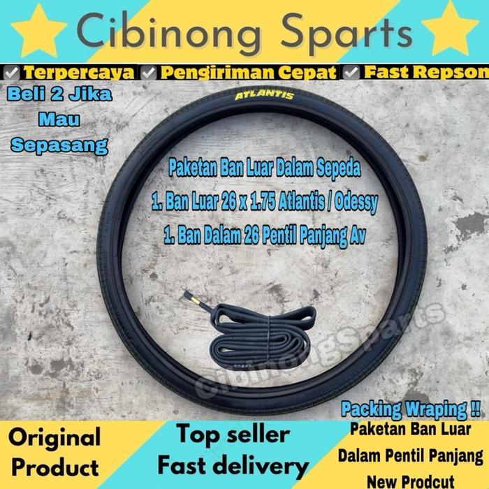 Ban Luar Dan Ban Dalam Paket Ban Luar Dan Ban Dalam Pentil Panjang Sepeda Mtb Gunung Mini 26 X 2.10