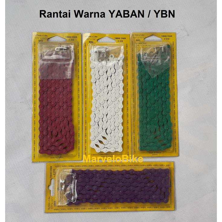 Rantai Warna Yaban Rantai Warna Ybn Sepeda Bmx Fixie Mtb Seli Yaban