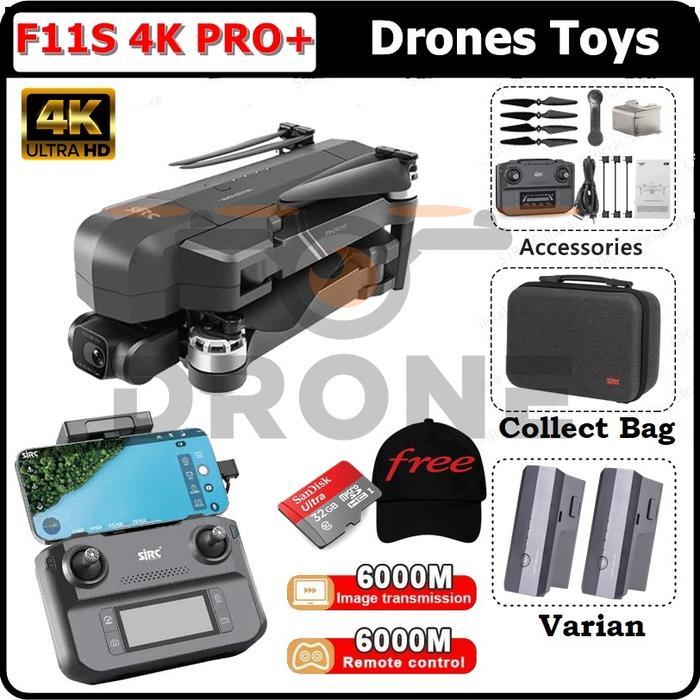 SJRC F7S SPECIAL EDITION DRONE GPS 3KM 3AXIS GIMBAL ANTI TABRAK - SJRC F11S PRO+ 6KM, 1Battery