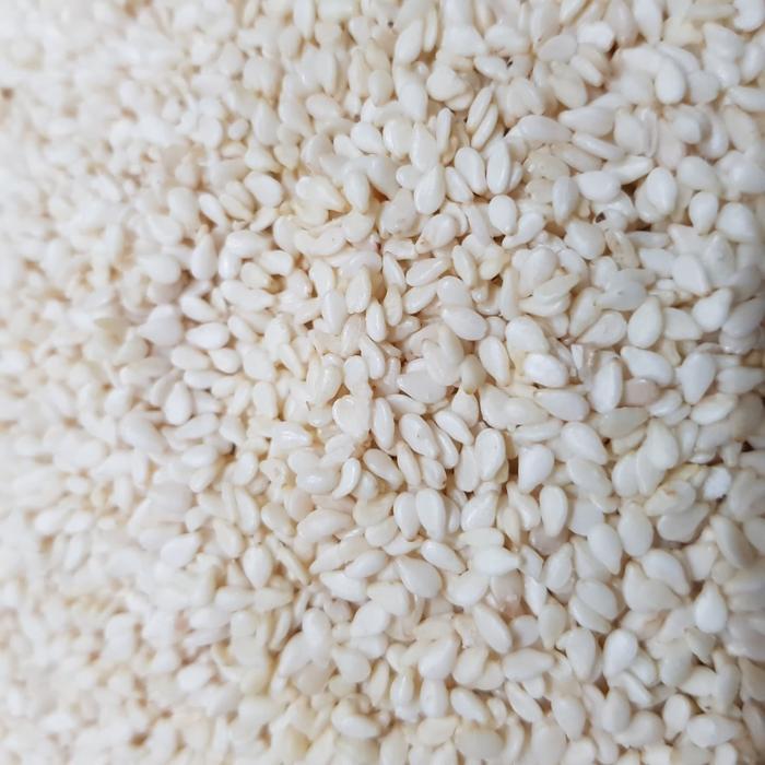 Biji Wijen Putih / White Sesame Seeds Mentah 1 Kg Repack / Grosir Terlaris