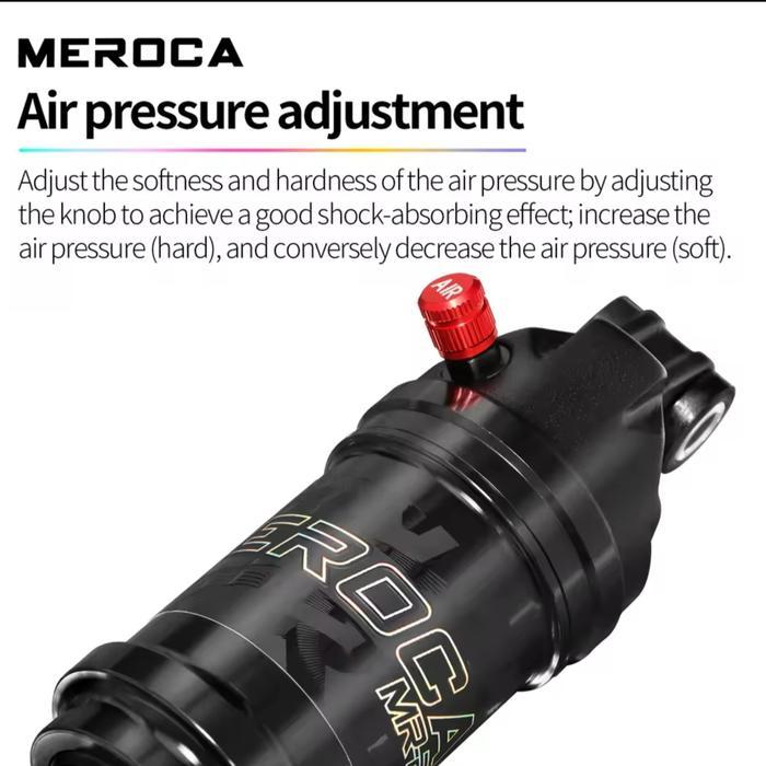 Meroca MR-2 Air Rear shock Sepeda Suspensi Rearshock Angin Sepeda MTB